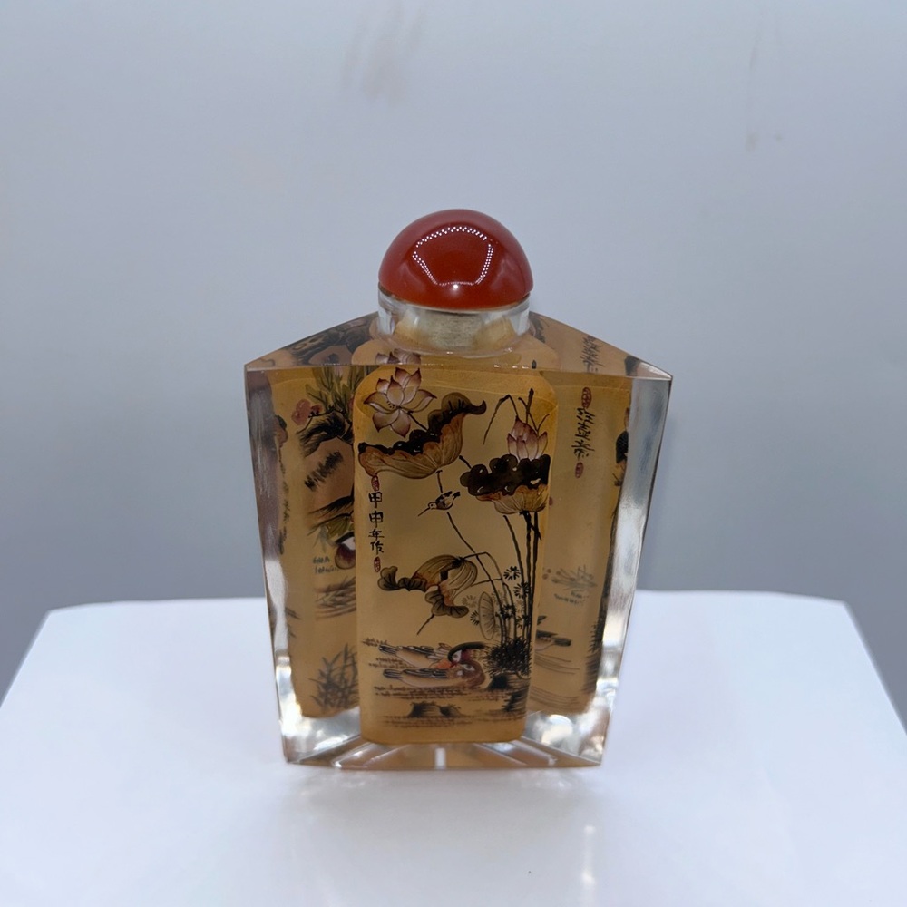 Vintage Chinese Reverse Painted Perfume/Snuff Bottle